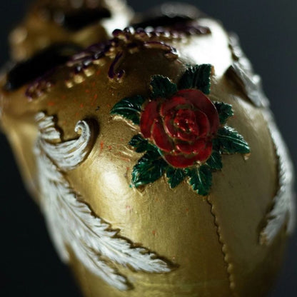 💀 Indian Skull – Caveira Decorativa Exclusiva no Pedestal