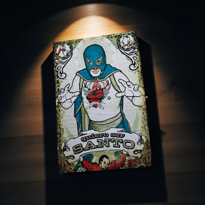 Bandeira Santo O Lutador